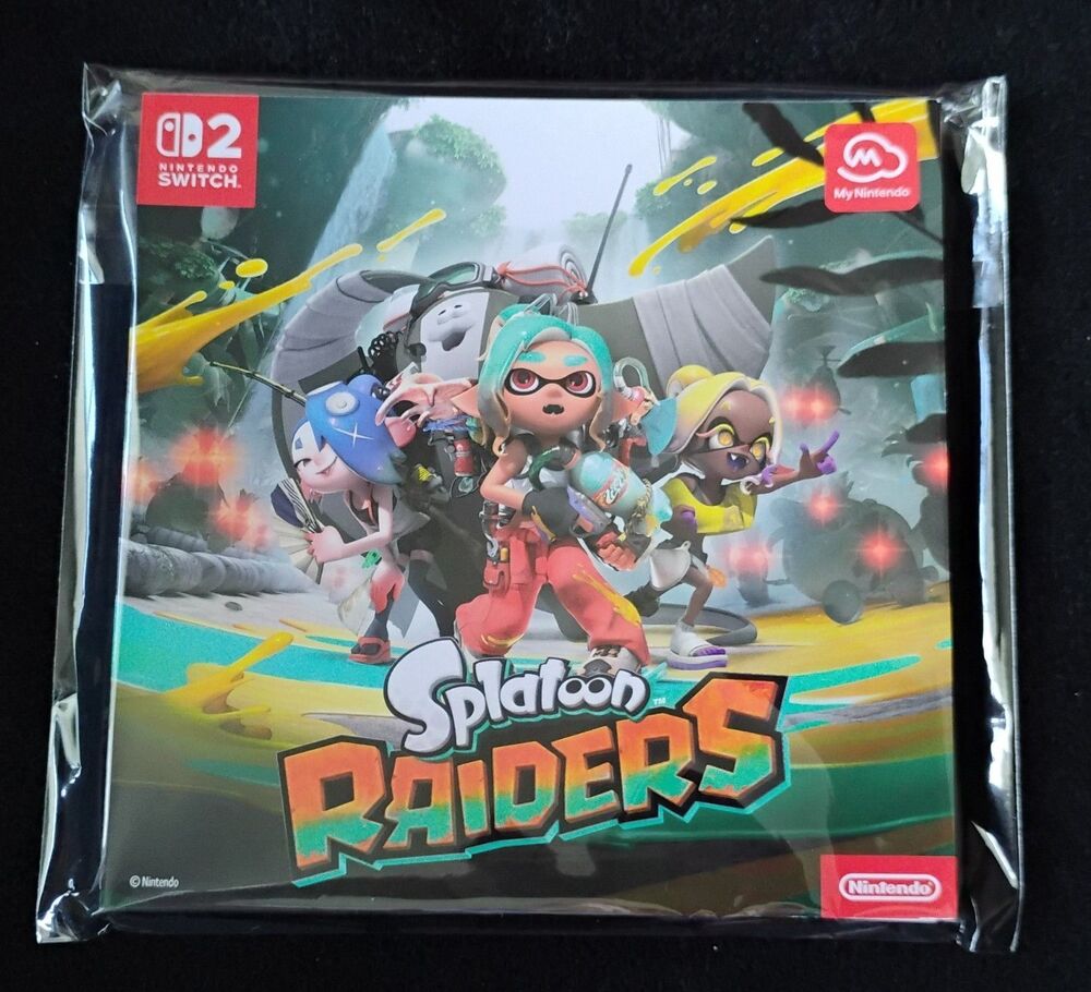 Splatoon Raiders Memo Pad Nintendo Promotional Reward Brand New [FL]